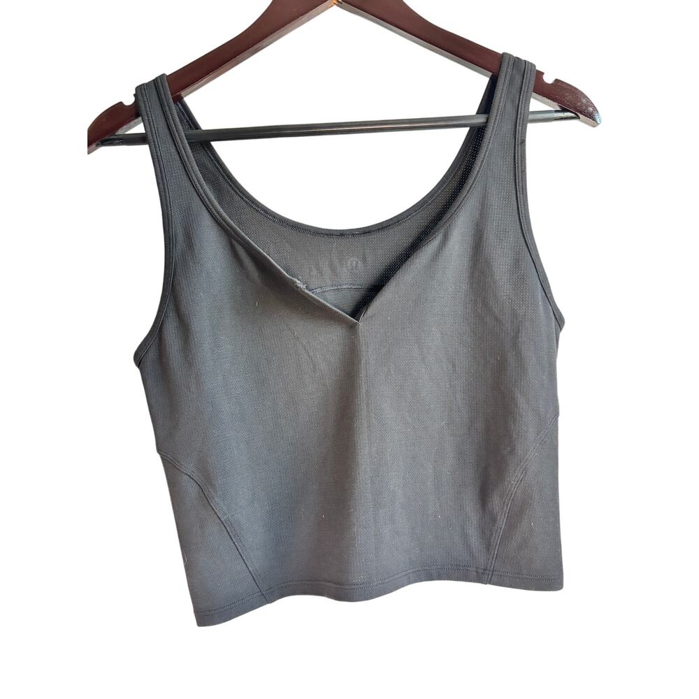 Lululemon Black  Tank Top Athletic Yoga Racerback Womens